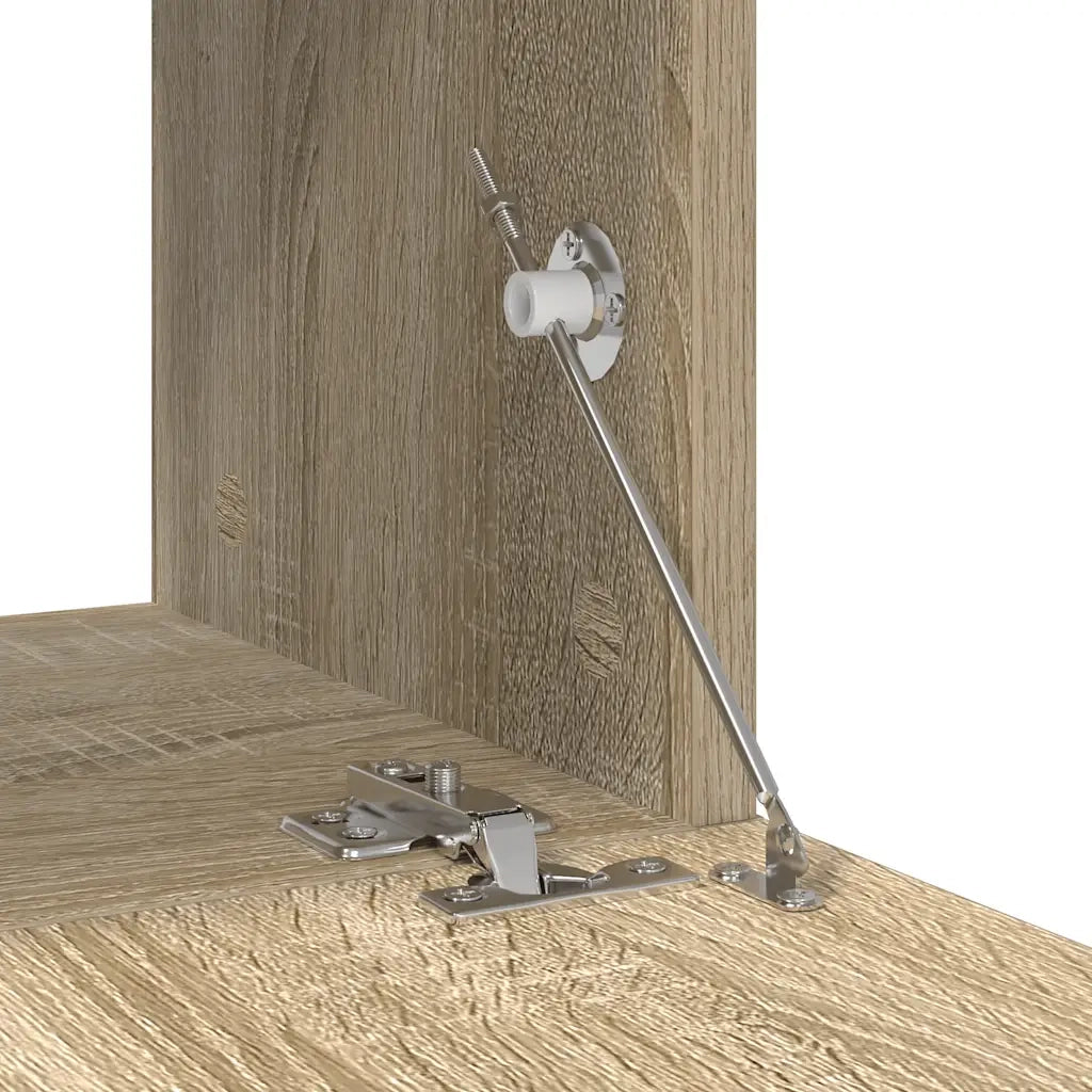 Set di Mobili Porta TV 4 pz Rovere Sonoma in Legno Multistrato 3114624