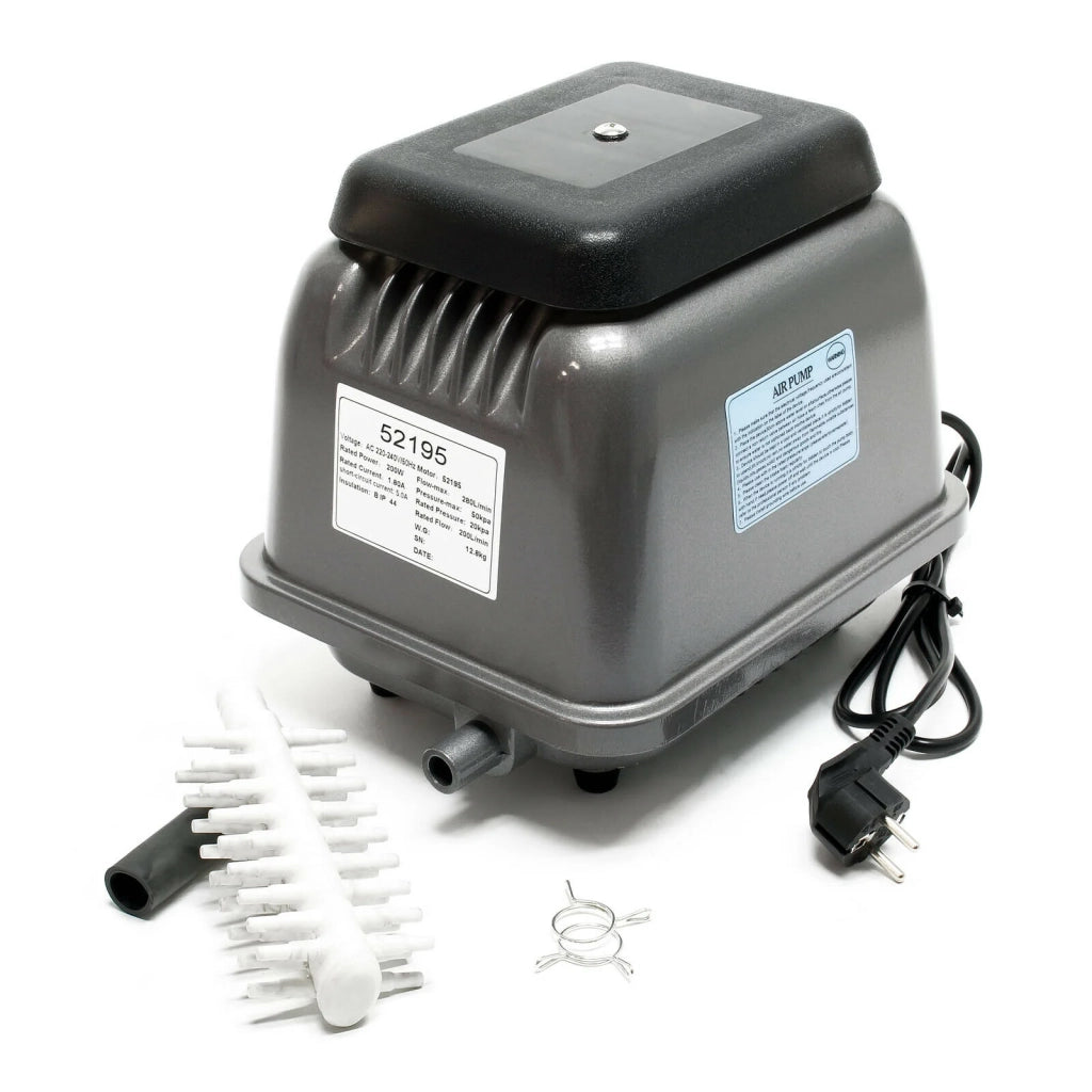 Pompa d'aria elettromagnetica silenziosa per laghetto acquario 280 litri al minuto 16_0002806