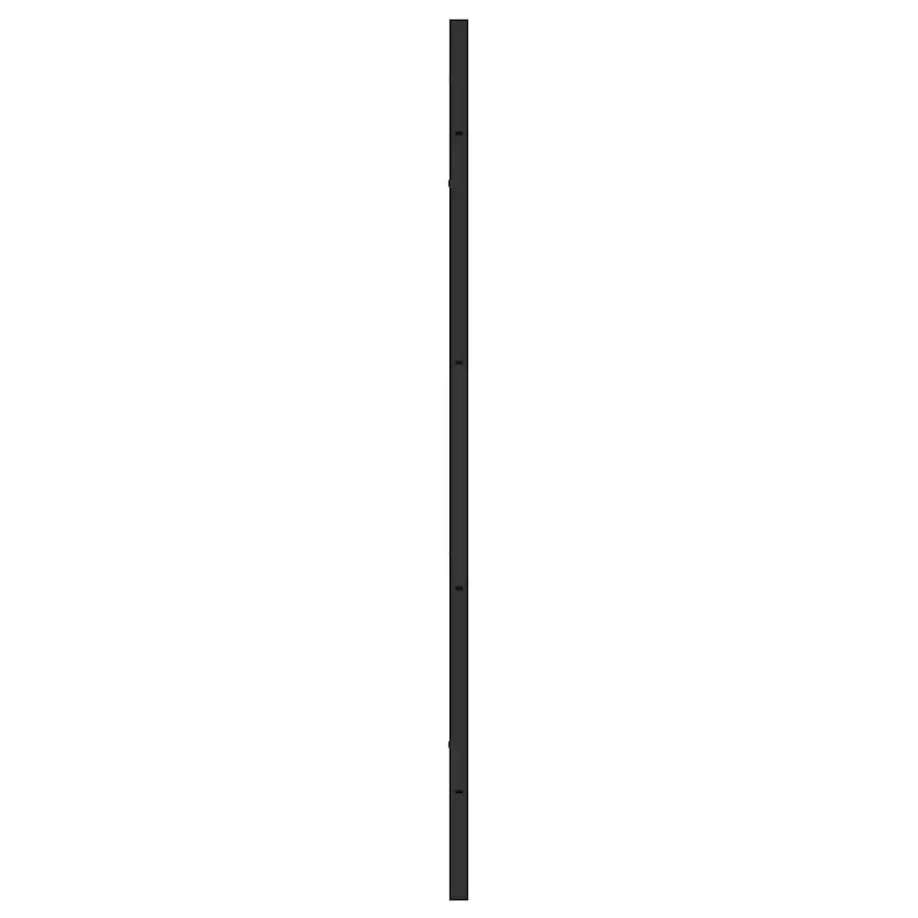 Schermo per Bagno e Doccia Nero 68 x 130 cm Vetro Temperato CFW1342901