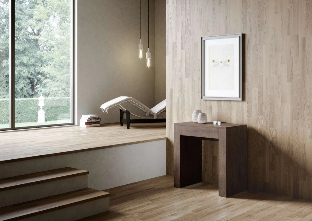 Consolle allungabile 78x47/299 cm Allex Noce