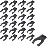 Haken per 24 - Sokkel clips per cucina - ABS - Alta capacità di sollevamento - Robusto e resistente - Facile da utilizzare - Clip per pavimento