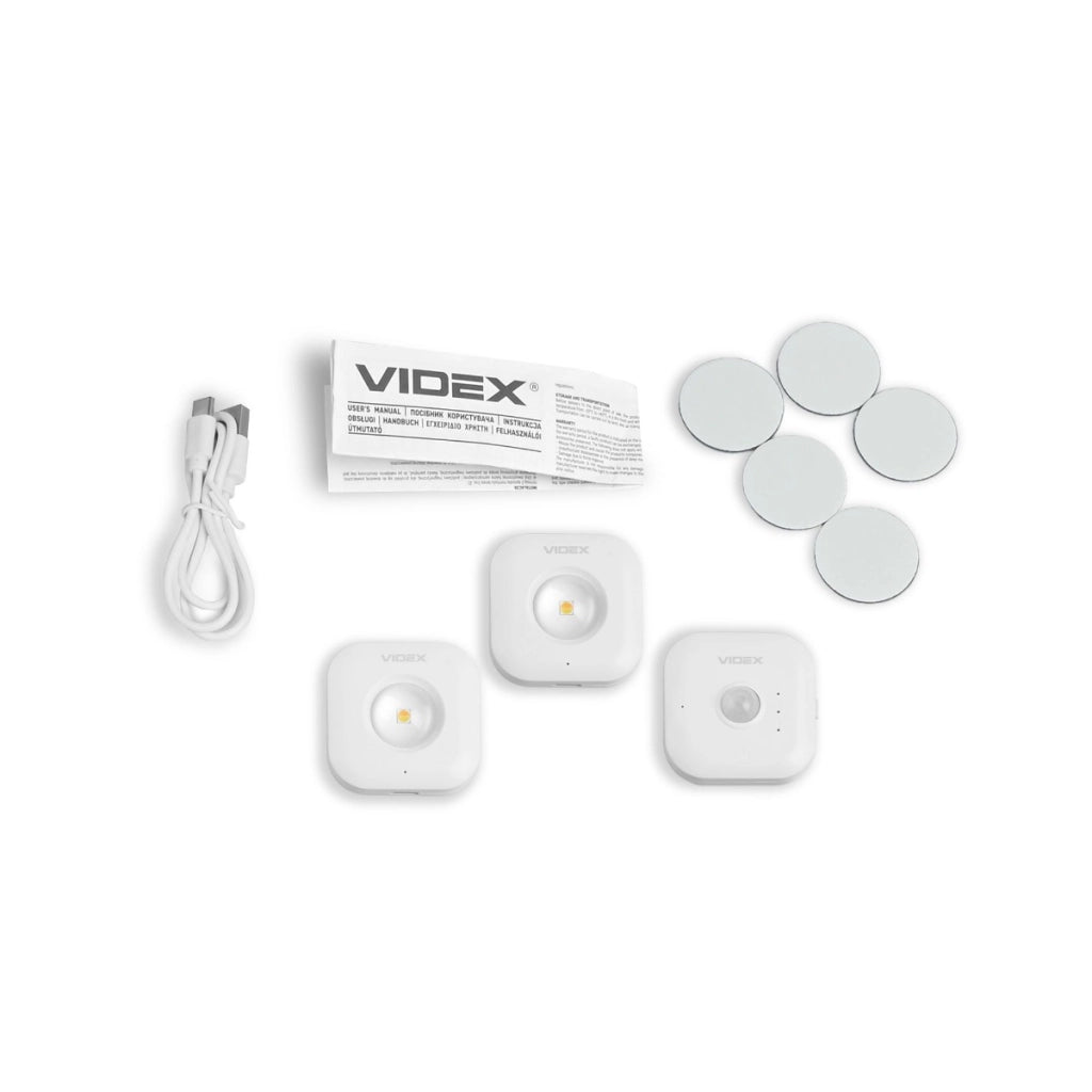 Luce LED notturna USB-C con sensore PIR Videx VL-NL075-21
