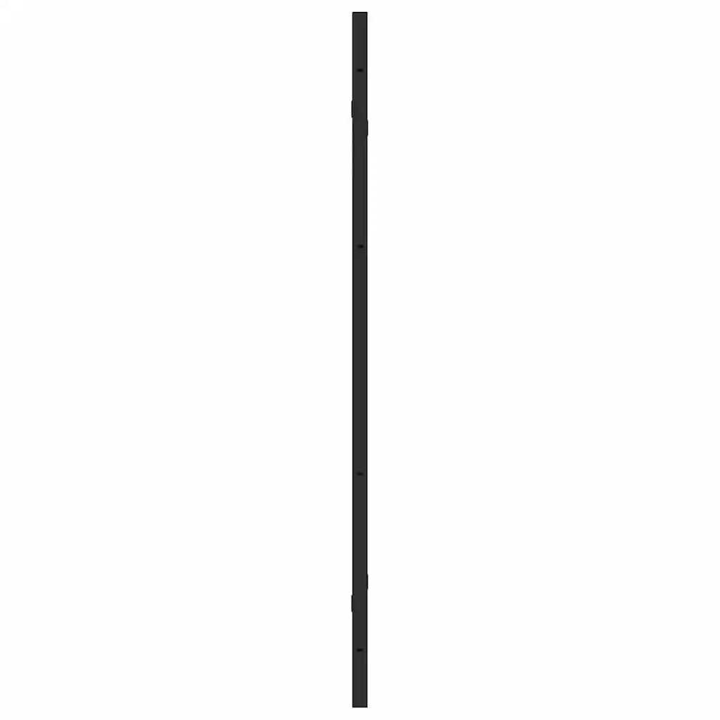 Involucro Doccia Nero 130 x 138 cm Vetro ESG e Alluminio CFW1640323