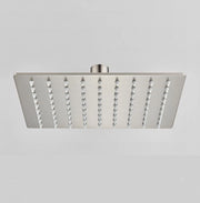 Soffione doccia ultraslim quadrato acciaio inox 30x30 cm TEXAS -Satinato