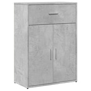 Credenza | Madia | Buffet da pranzo | Armadio da pranzo Grigio Cemento 60x30x84 cm in Legno Multistrato