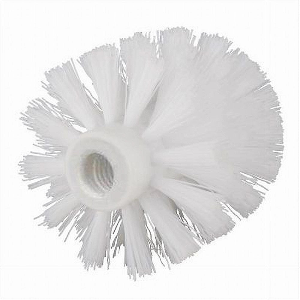 Trade Shop - Testina Tonda Per Scopino Wc Ricambio Spazzolone Pulizia Bagno Bianco 10cm 79825 -