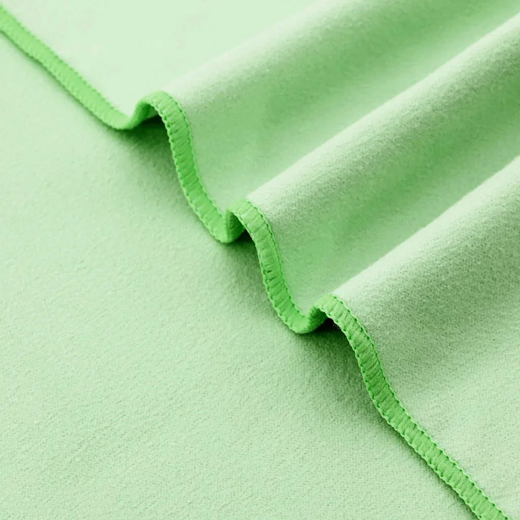 Asciugamani per lettino 2 pcs Verde 210 x 75 cm