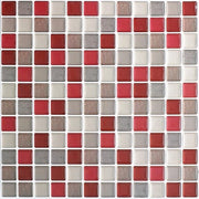 Decorazione 3D per cucina e bagno, stickers mozaico 3D, 23,6x23,6cm, 4 pezzi.