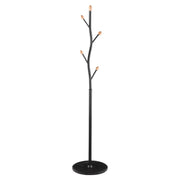 Appendiabiti Roland In Metallo Nero Dimensione 37x37x170cm