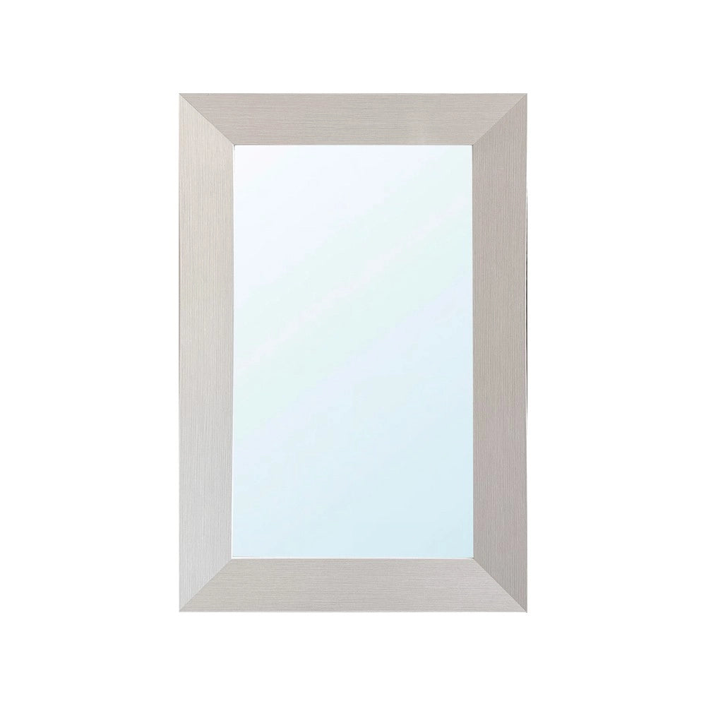 Specchiera Loto Rettangolare con Cornice larice beige 102x65 cm. – Eleganza Naturale per Ogni Ambiente