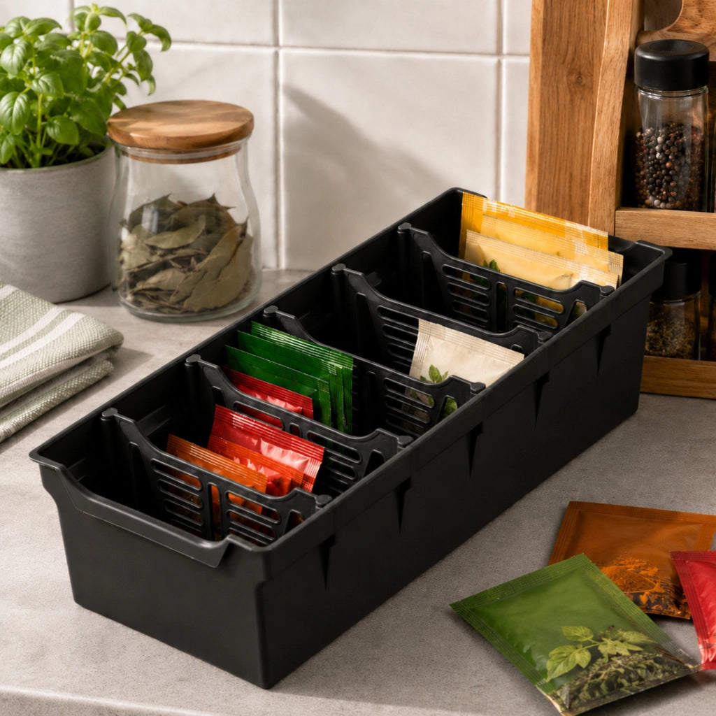 KADAX Organizer na przyprawy czarny <24> K17438