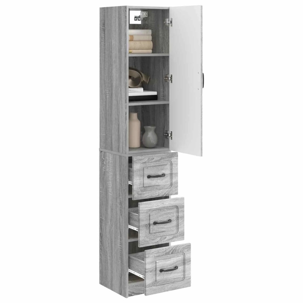 Set di armadi 2 pcs Sonoma grigio 33 x 34,5 x 87 cm 3416976