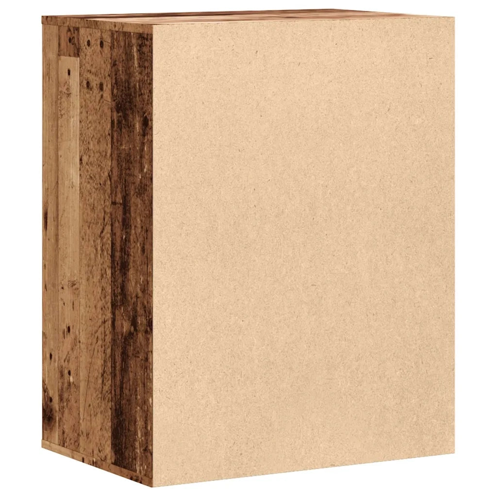 Cassettiera Angolare Legno Antico 60x41x76 cm Legno Multistrato