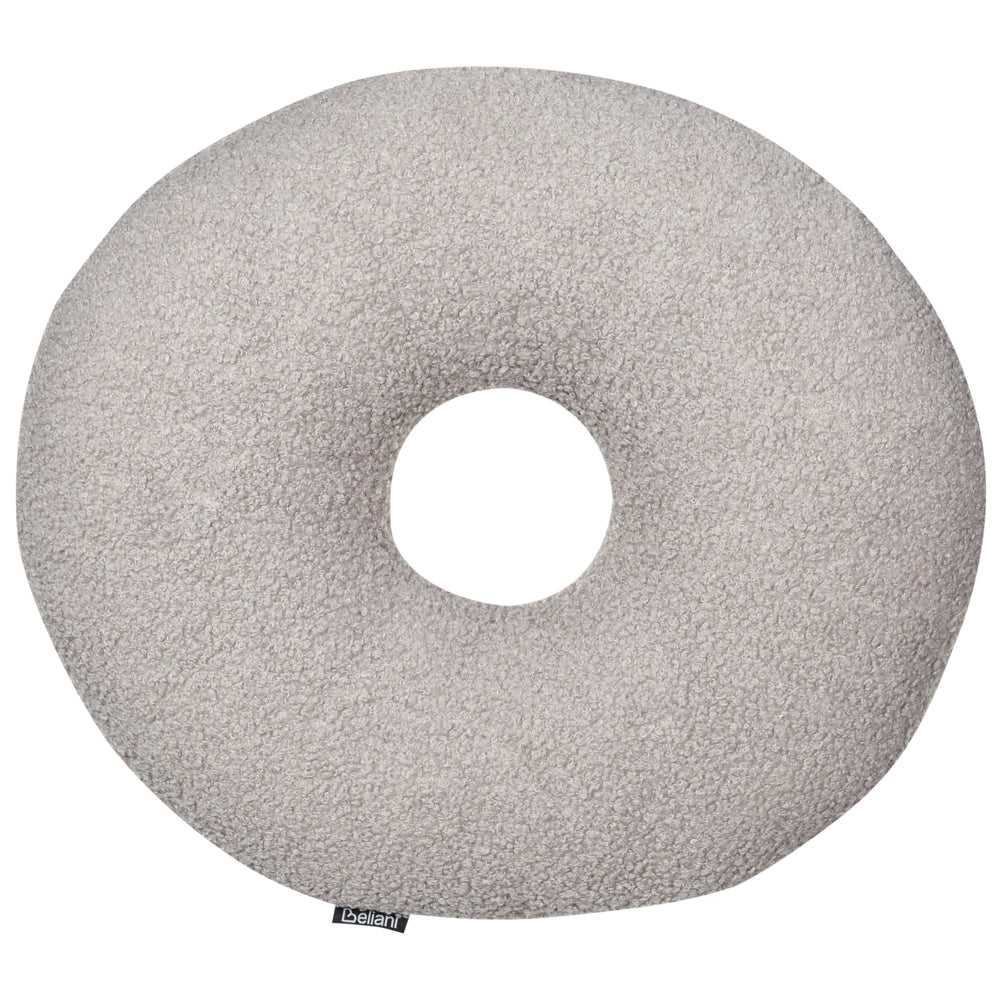 Set di 2 cuscini in tessuto decorazione tessile grigio chiaro a forma delle lettere XO divano soggiorno camera da letto