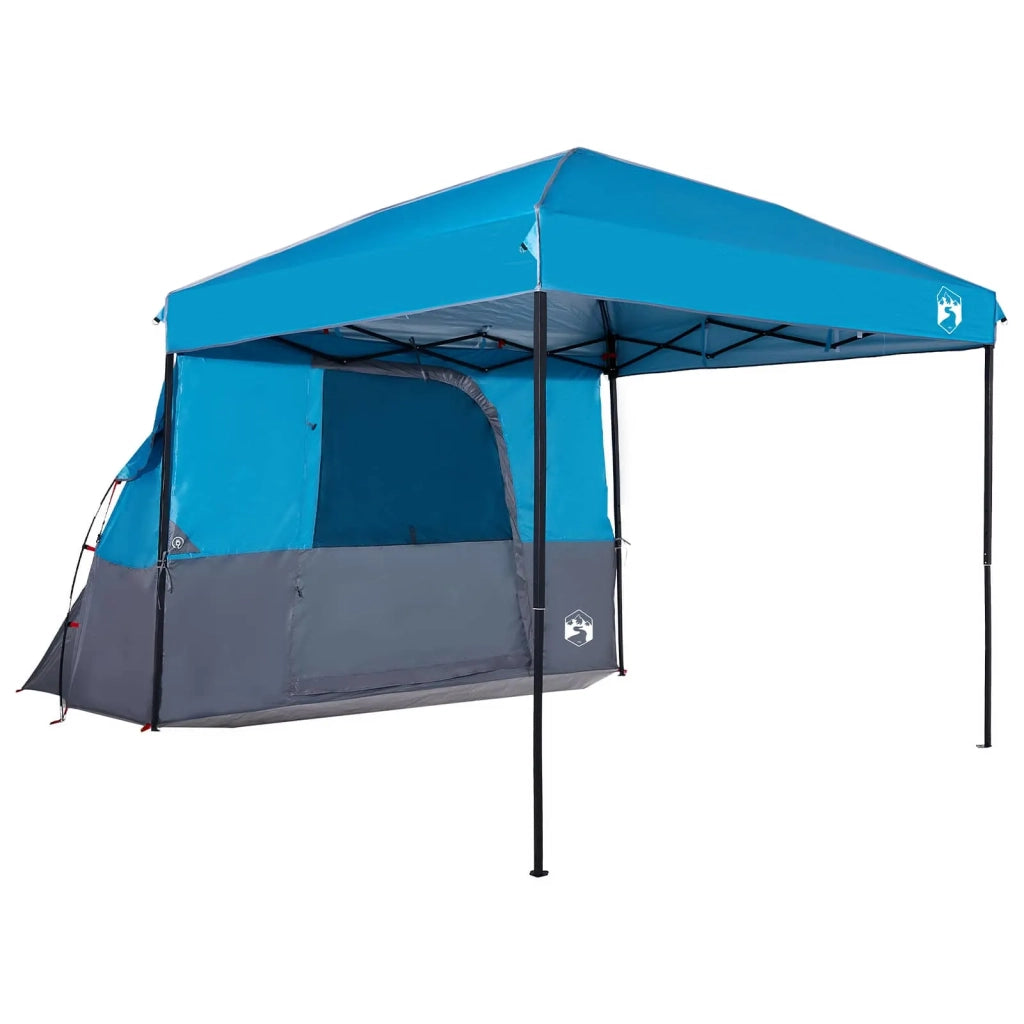 Set di Tende da Campeggio con tetto 2 pcs Blu Taffeta e Tessuto 3337169