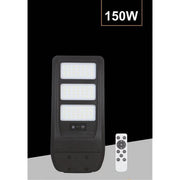 Trade Shop - Lampione Faretto Solare 150w Con Sensore Crepuscolare Luce Naturale 4000k Tr-150w -