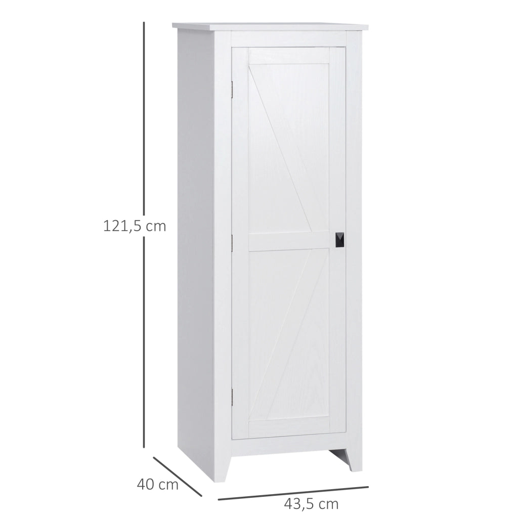 Mobile contenitore multiuso ¨C Xylo ¨C Bianco 3 ripiani regolabili 120cm