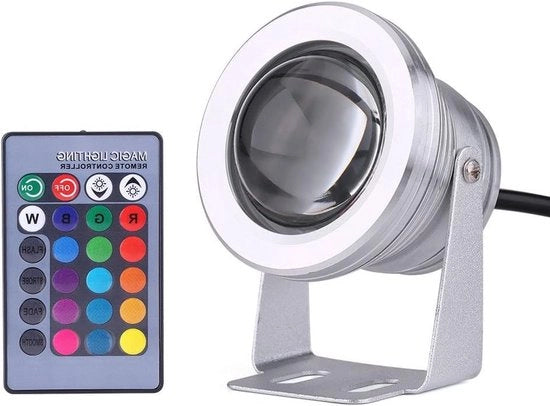 Lampada LED subacquea RGB 10W 12V per piscina - Illuminazione subacquea acqua resistente con colori RGB