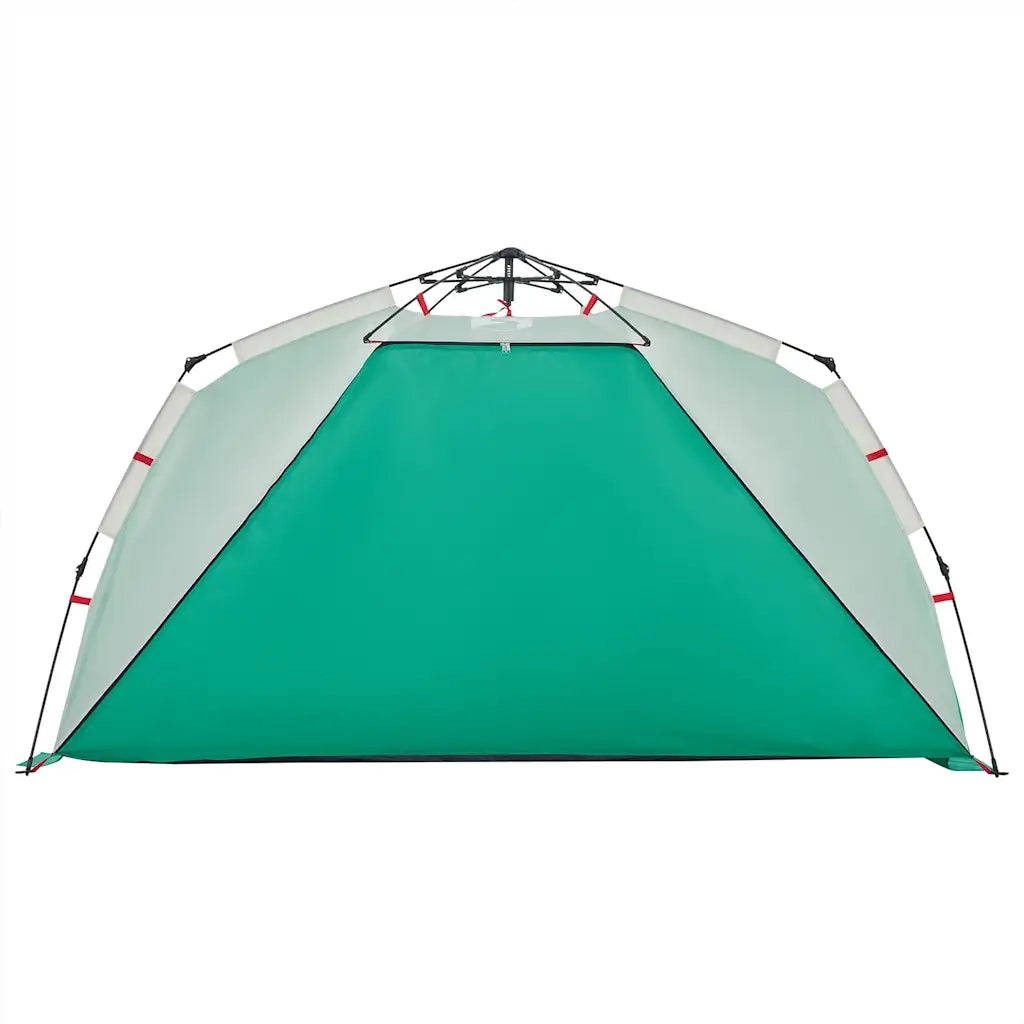 Tenda da Spiaggia 3 Persone Verde Rilascio Rapido Impermeabile 4005312