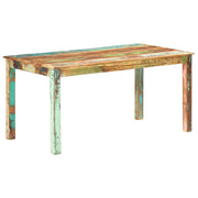 Tavolo da Pranzo in Legno Massello di Recupero 160x80x76 cm cod mxl 58539