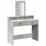 Toeletta | Tavolo da Trucco Grigio 100 x 41 x 140 cm Legno multistrato