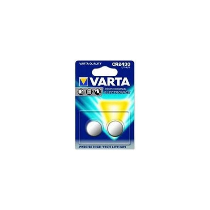 Varta REF63170-3 CR2430 Batteria a Bottone al Litio 3V 2 Pezzi per Telecomandi Bilance Calcolatrici Chiavi Auto
