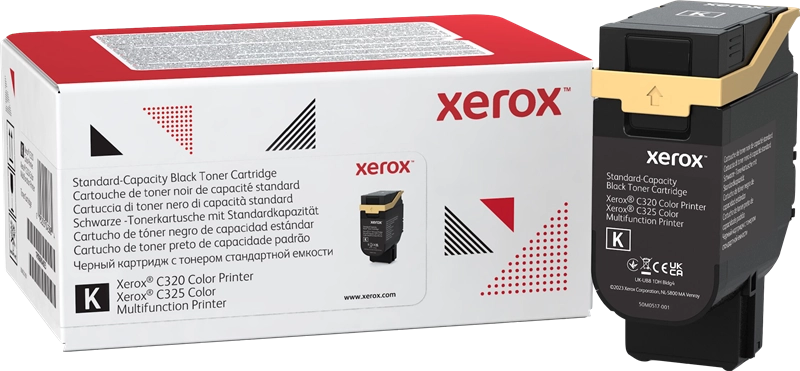 Xerox Cartuccia toner Nero a Capacità standard da 2200 Pagine per Stampante a colori ® C320/multifunzione a colori ® C325 (006R04823)