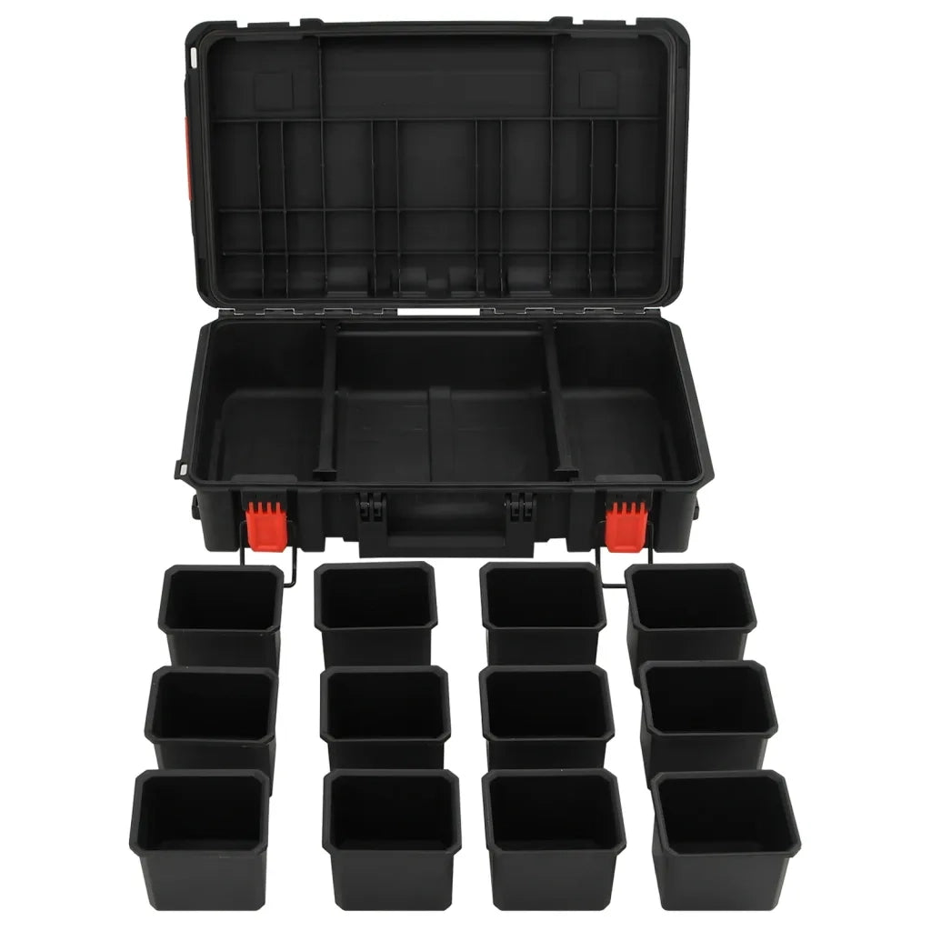 Valigetta da Volo Portatile Nera 56,5x34x16 cm in PP CFW8900522