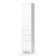 Vicco Armadio per il bagno Bianco 40.2 x 192.4 cm con anta e cassetti