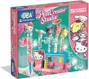 EIC Laboratorio delle Penne Hello Kitty, Kit Creativo per Bambini 6+ Anni, con 25+ Accessori e 5 Penne Personalizzabili