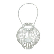 Portacandela stile provenzale verniciato in Acciaio cm 20 5x22x42 - COREY