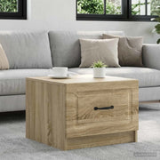 Tavolino da salotto con cassetto Rovere Sonoma 49 x 50 x 37 cm 895887