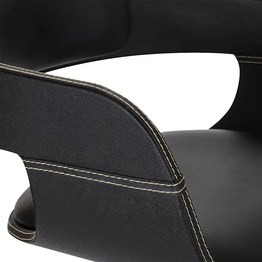 Sedia da Pranzo in Legno Piegato e Similpelle cod mxl 20302