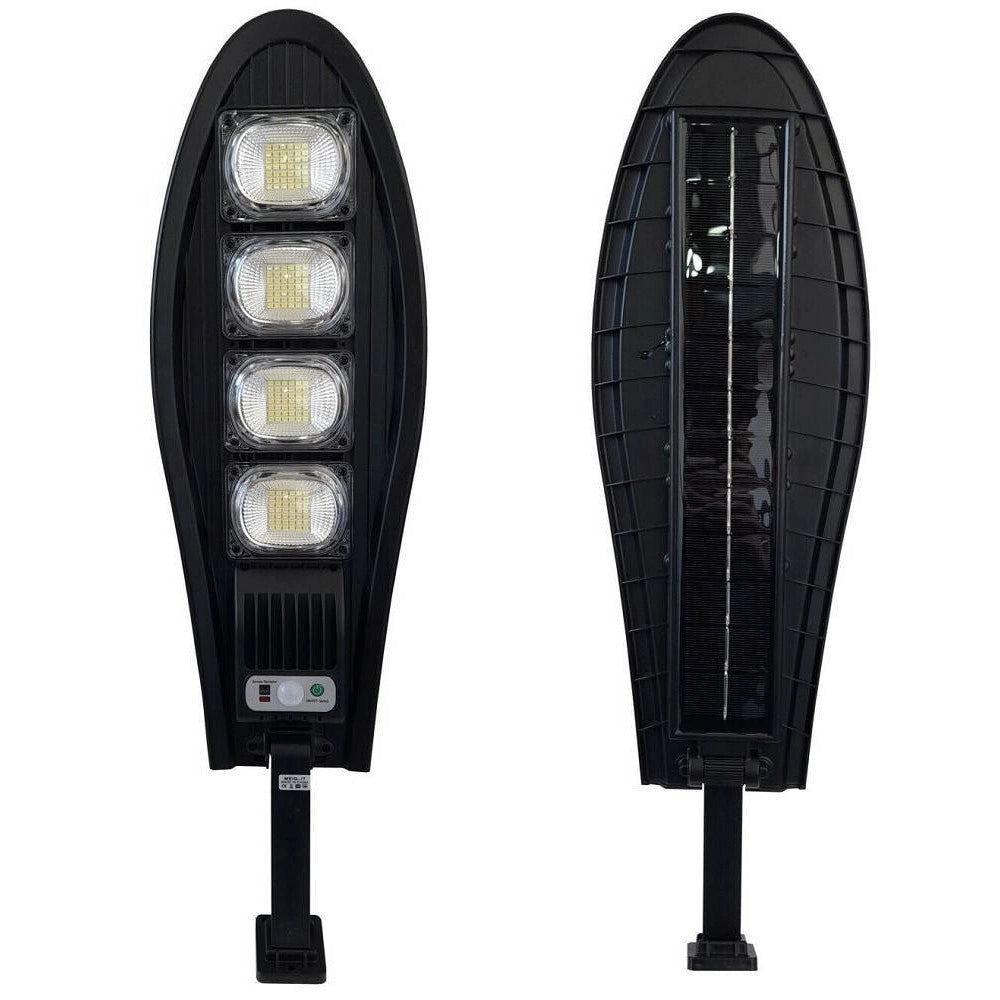 Trade Shop - Faro Lampione Stradale Solare Con Sensore Di Movimento Telecomando 168 Led W779b -