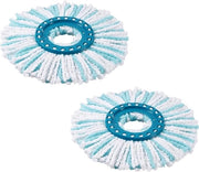 2-pack di coppe di ricambio, testine di abrasione, microfibra di ricambio, asciugamano, pezzi di ricambio, assorbe molto, adatto per pavimenti sensibili, pavimenti duri