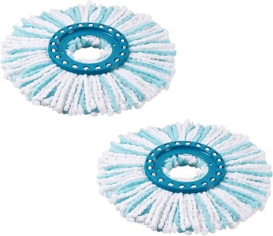 2-pack di coppe di ricambio, testine di abrasione, microfibra di ricambio, asciugamano, pezzi di ricambio, assorbe molto, adatto per pavimenti sensibili, pavimenti duri
