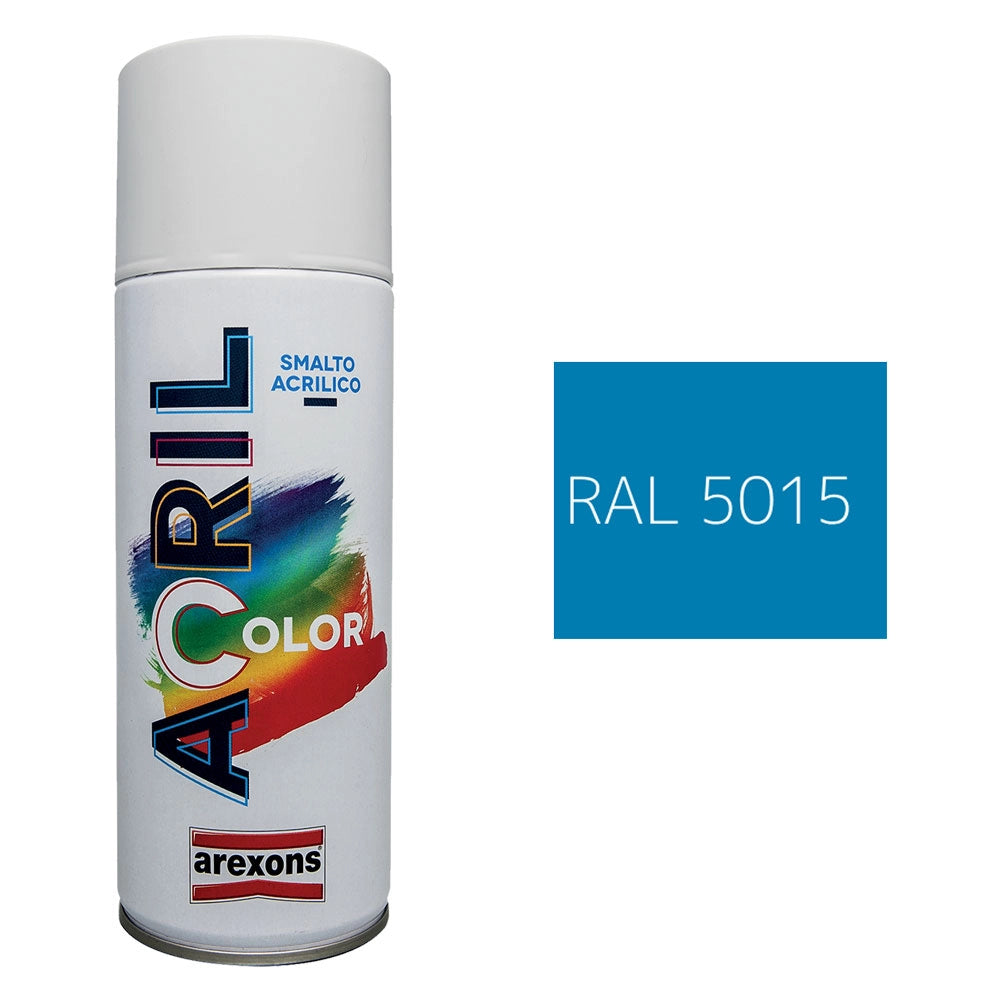 SMALTO SPRAY ACRILICO RAL 5015 - blu cielo  - AREXONS
