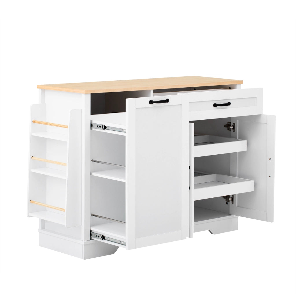 Credenza Moderna 3 Ante e Cassetto con Ripiani ¨C Xylo ¨C Bianco
