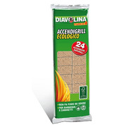 ACCENDIGRILL ECOLOGICO 'DIAVOLINA' 24 cubi - 24 pezzi- DIAVOLINA