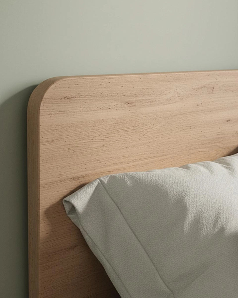 Letto easy con fascioni e pediera - Letto una piazza e mezzo 127 x 197 - Struttura Virginia - Rete e materasso esclusi_