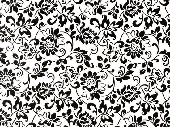 Foglio Self-Adesivo Zwart & Bianco - 45cm x 2M rotolo
