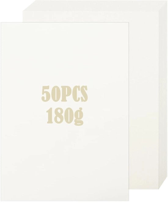Carta da carteggiare 50 fogli A4 180 g/m² - Beige - Carta adesiva - Inviti - Artigianato - Carta di supporto rigida