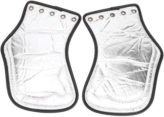 Schiacciapiede in Alluminio 5mm - Protezione dal Calore - Copertura Sedile Motocicletta - Isolamento - Comfort - Materiale Duraturo