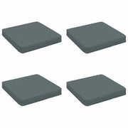 Cuscini per Sedia in 4 Pezzi VUGHT 4 pcs 100% Poliestere Blu 946272