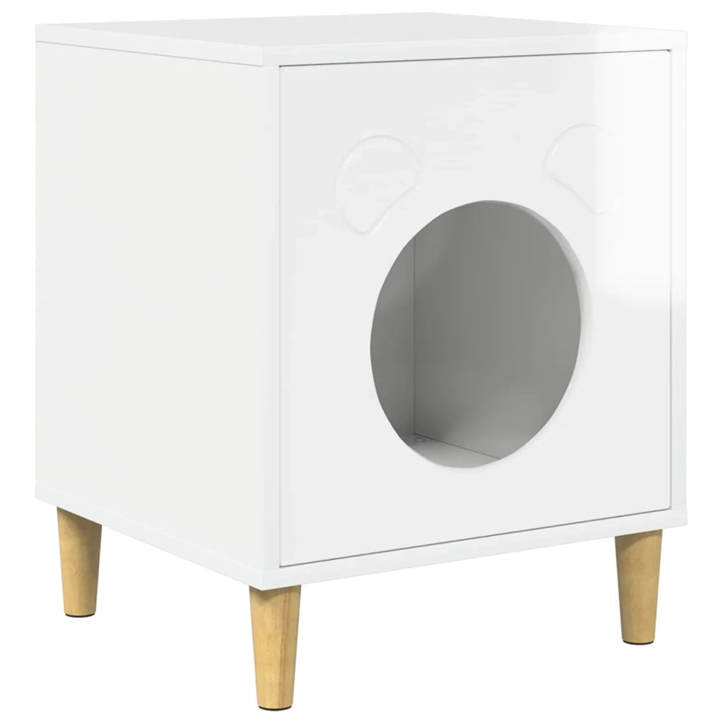 Casa per Gatti Bianco Lucido 42,5 x 40 x 53 cm CFW8486079