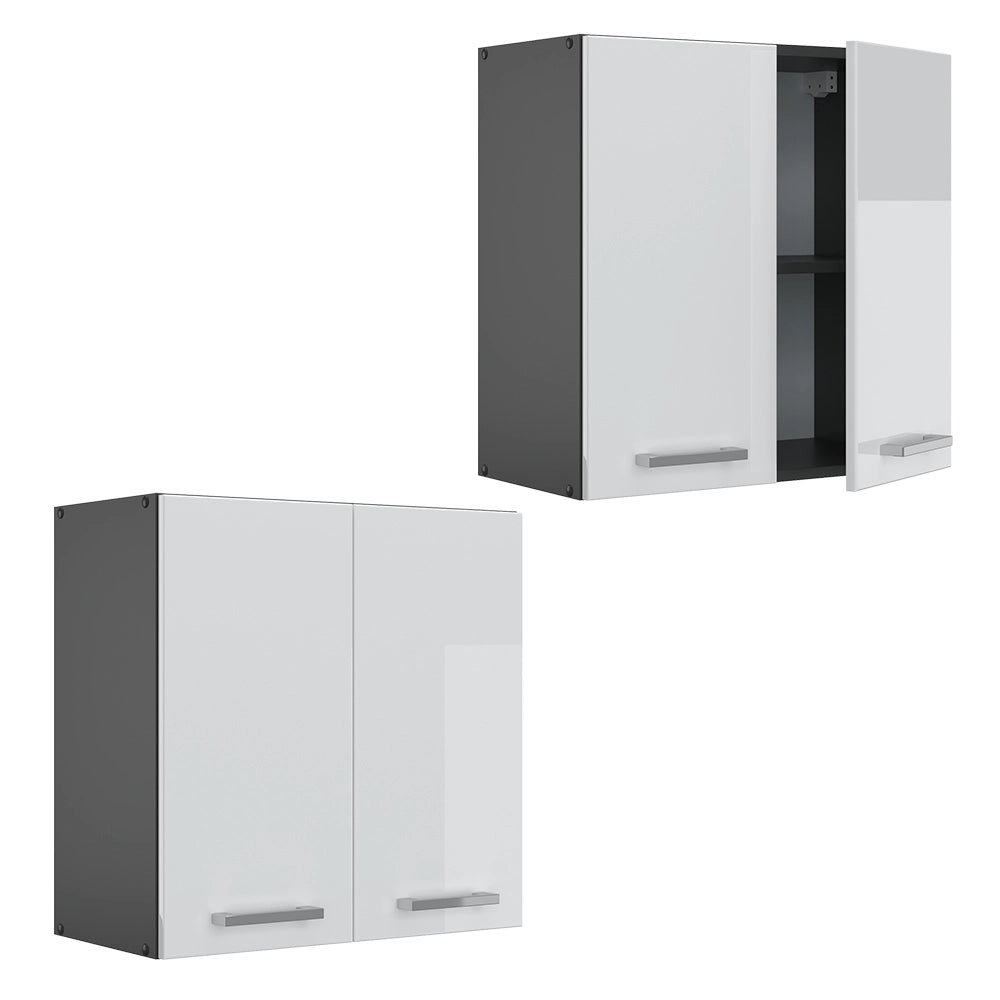 Vicco Pensile da cucina Bianco lucido 60 cm