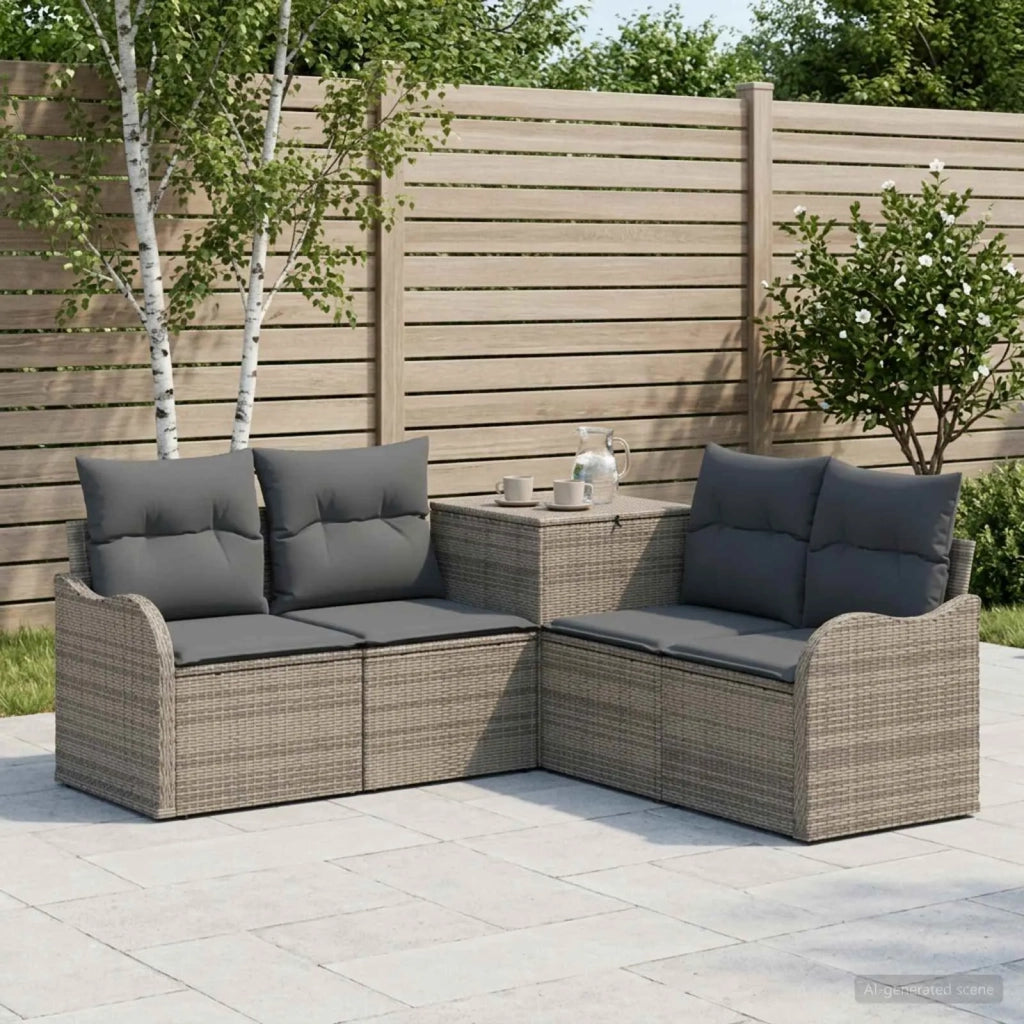 Set di divani 5 pz Grigio e Grigio Scuro 3447760
