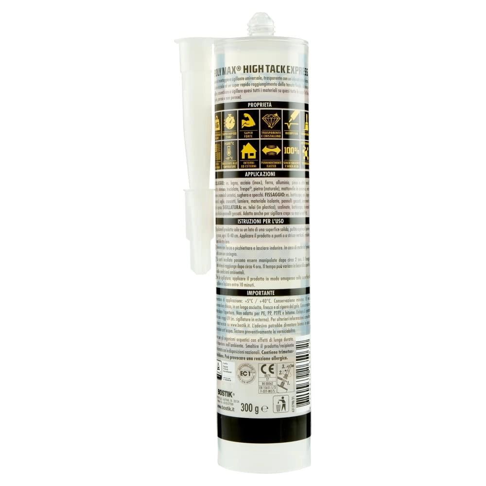Polymax High Tack Express Cristal 300 g Bostik