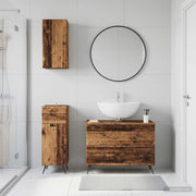 Set di armadietti da bagno in 3 pezzi BREDA Legno antico 3417808