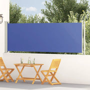 Tenda Laterale Retrattile per Patio 117x614 cm Blu 317948